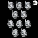 Clone Trooper Helmets - Set of 10 - Archies Forge
