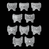 Detailed M3 Torso Covers - Set of 10 - Archies Forge