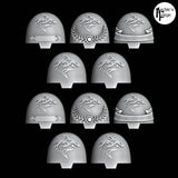 Detailed Terminator Pads - Legio Carcharodon - Set of 10 - Archies Forge