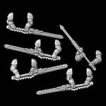 Double Handed Legio Sanguine Chainswords - Set of 5 - Archies Forge