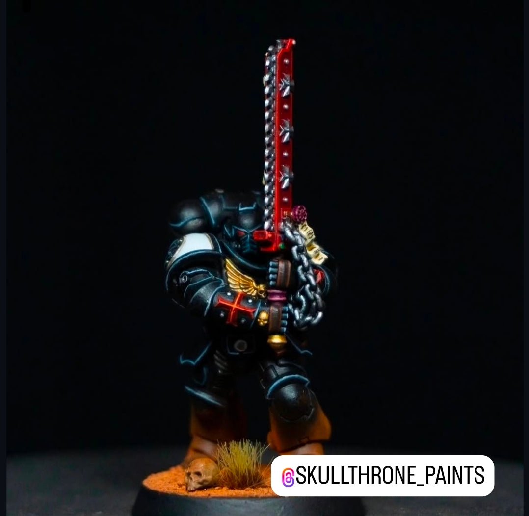 Double Handed Legio Templaris Chainswords - Set of 5 - Archies Forge
