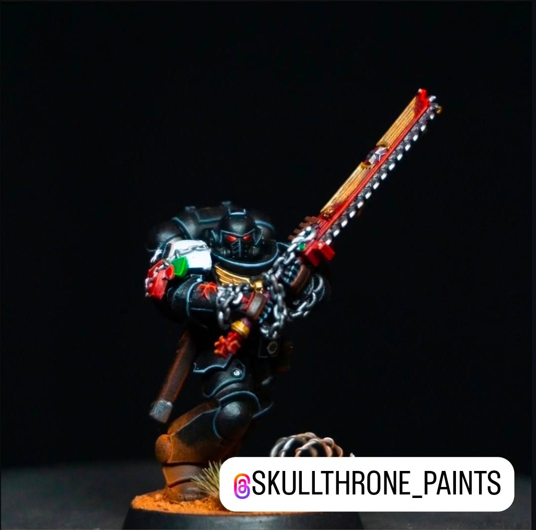 Double Handed Legio Templaris Chainswords - Set of 5 - Archies Forge
