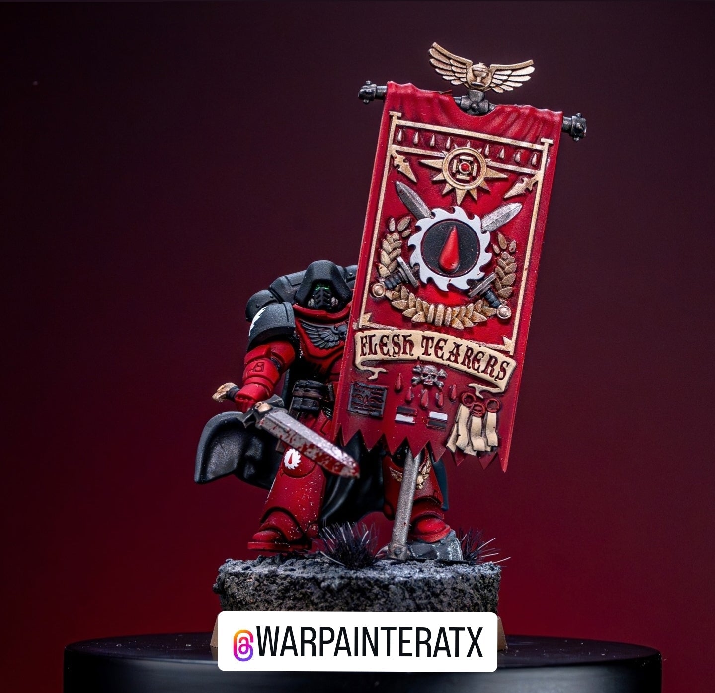 Flesh Tearers Banner - Archies Forge
