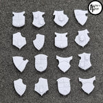 Generic Marine Tilting Shields - Set of 16 - Design 1 - Archies Forge