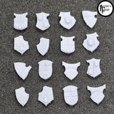 Generic Marine Tilting Shields - Set of 16 - Design 1 - Archies Forge