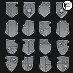 Generic Marine Tilting Shields - Set of 16 - Design 2 - Archies Forge