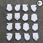Generic Marine Tilting Shields - Set of 16 - Design 2 - Archies Forge
