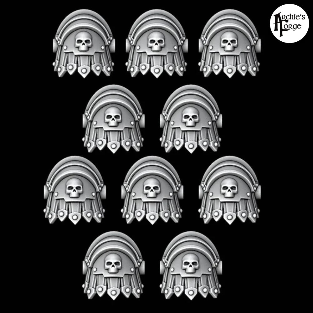 Gravis Scale Roman Leather Style Shoulder Pad - Set of 10 – Archies Forge