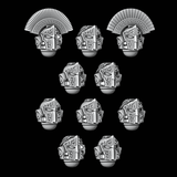 Greek Veteran Helmets - Set of 10 - Archies Forge