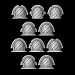 Hazard Stripes - Chaotic Pads - Set of 10 - Archies Forge