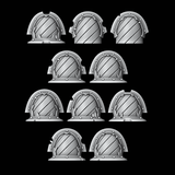 Hazard Stripes - Chaotic Pads - Set of 10 - Archies Forge