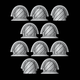 Hazard Stripes - Clean Pads - Set of 10 - Archies Forge