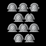 Hazard Stripes - Damaged Pads - Set of 10 - Archies Forge