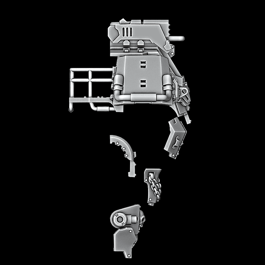 Heavy Dreadnought Upgrade Kit - Armour Pattern 1 - Missile Launcher - Archies Forge