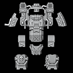 Heavy Dreadnought Upgrade Kit - Armour Pattern 1 - Missile Launcher - Archies Forge