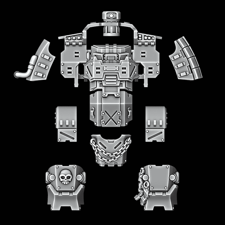 Heavy Dreadnought Upgrade Kit - Armour Pattern 2 - Archies Forge