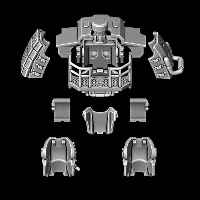 Heavy Dreadnought Upgrade Kit - Armour Pattern 2 - Archies Forge