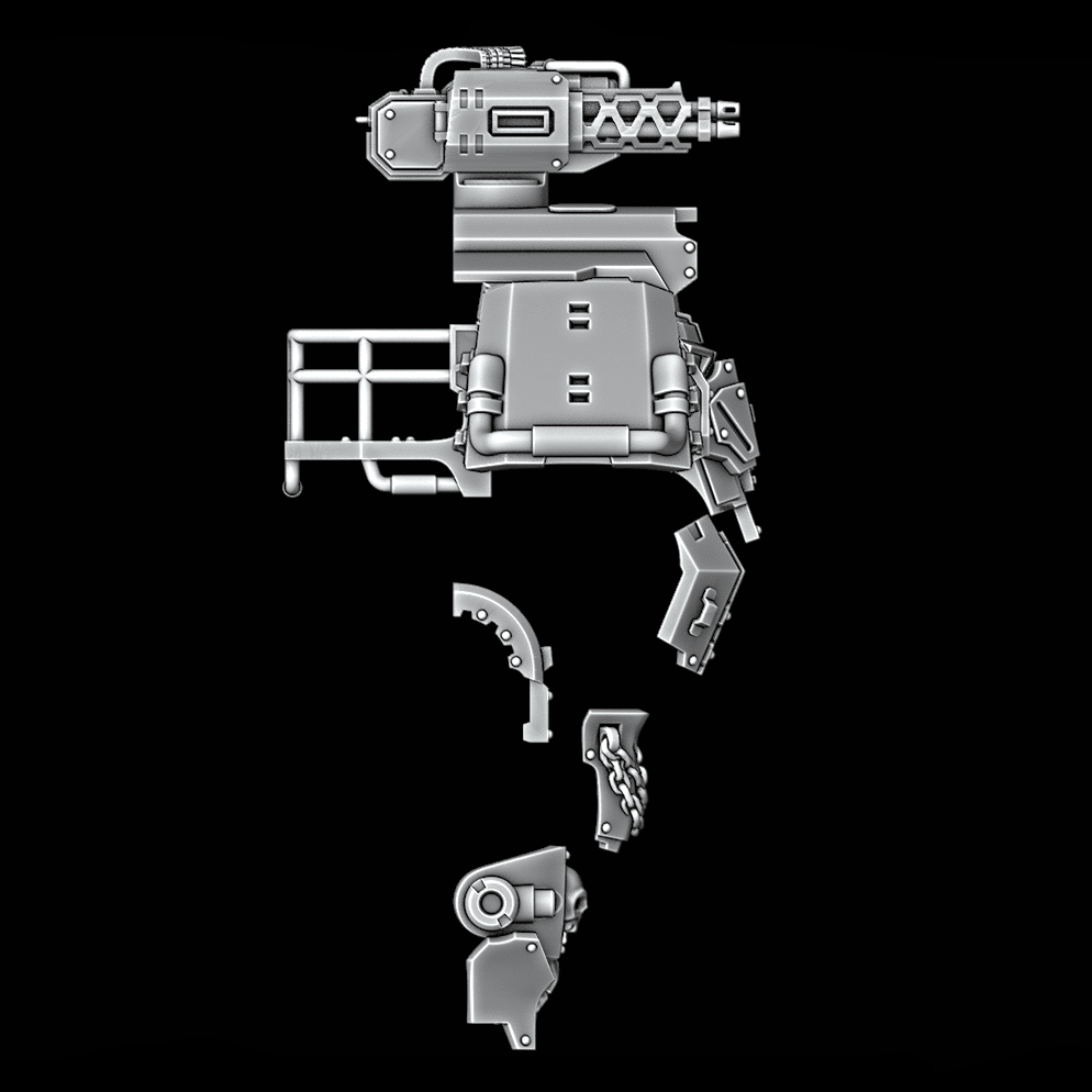 Heavy Dreadnought Upgrade Kit - Armour Pattern 2 - Gatling Cannon - Archies Forge