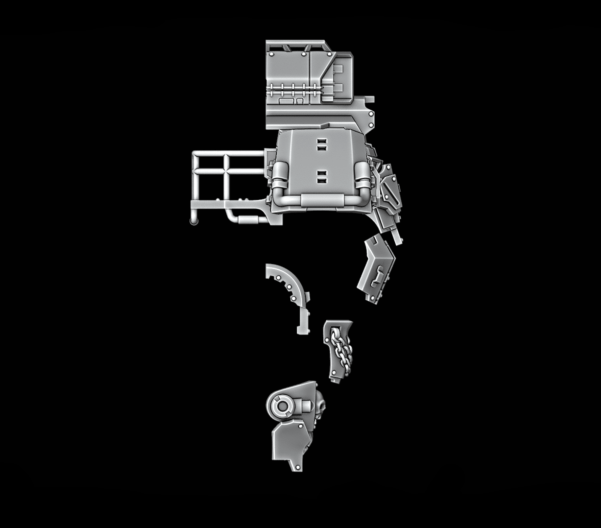 Heavy Dreadnought Upgrade Kit - Armour Pattern 2 - Missile Launcher - Archies Forge