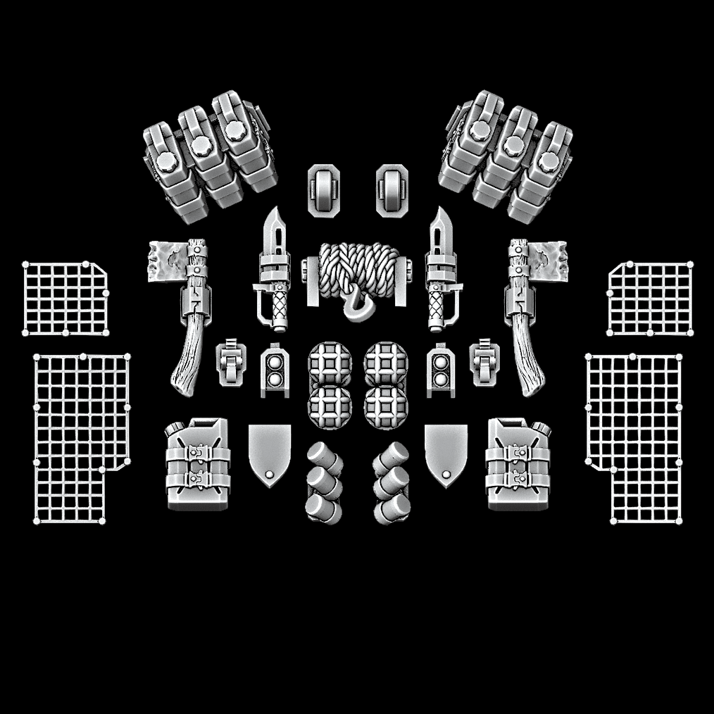 Heavy Dreadnought Upgrade Kit - Armour Pattern 2 - Missile Launcher - Archies Forge