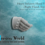 Heavy Infantry Hand Version 1 (Right Hand, Type B) - Archies Forge
