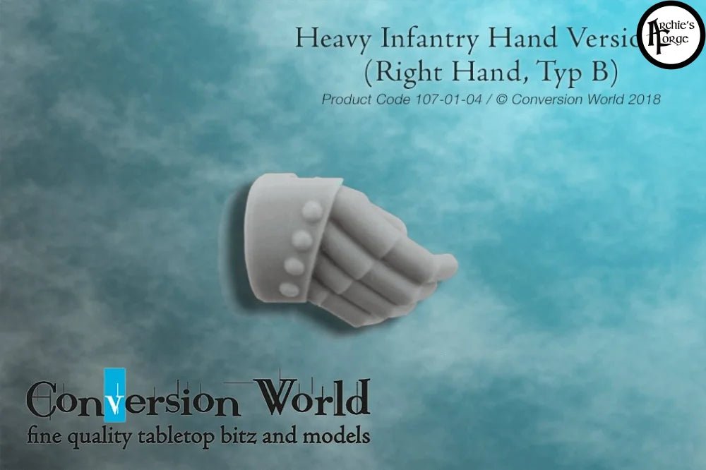 Heavy Infantry Hand Version 1 (Right Hand, Type B) - Archies Forge