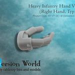 Heavy Infantry Hand Version 1 (Right Hand, Type B) - Archies Forge