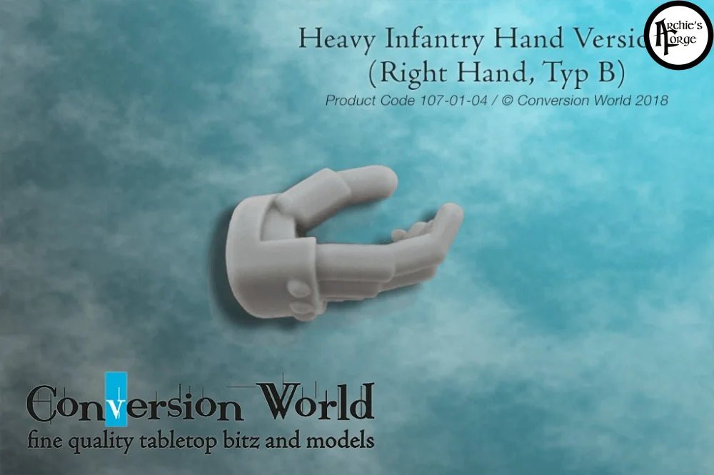 Heavy Infantry Hand Version 1 (Right Hand, Type B) - Archies Forge