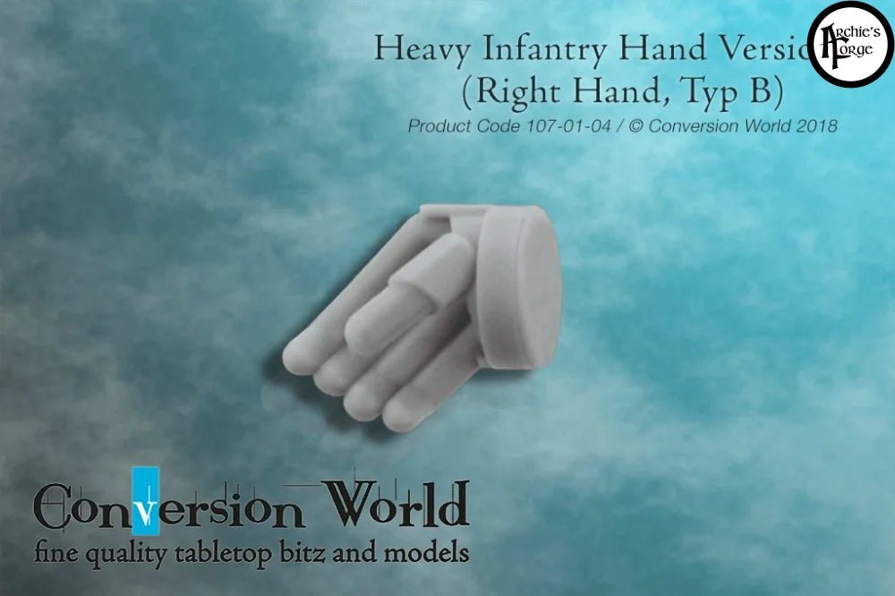 Heavy Infantry Hand Version 1 (Right Hand, Type B) - Archies Forge