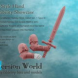 Heresy - Style Infantry Hand Version 1 (Right Hand, Type B) - Archies Forge