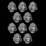 Hooded Sallet Helmets - Set of 10 - Archies Forge