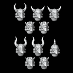 Horned Legio Decadence Helmets - Set of 10 - Archies Forge