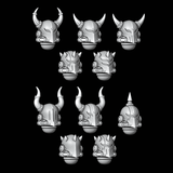 Horned Legio Decadence Helmets - Set of 10 - Archies Forge