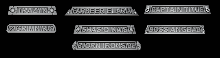 Custom Name Plates