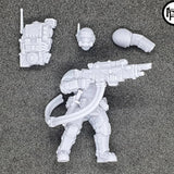 Imperial Guard Soldiers - Unit of 5 - 28mm Scale - Archies Forge