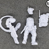 Imperial Guard Soldiers - Unit of 5 - 28mm Scale - Archies Forge