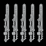 Large Legio Fenris Chainswords - Set of 5 - Right Handed - Archies Forge