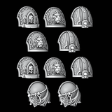 Legio Angelus Ornate Phobos Pads - Set of 10 - Archies Forge