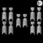 Legio Angelus Terminator Shin and Hip Plates - Set of 5 - Archies Forge