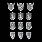 Legio Angelus Tilting Shields - Set of 12 - Archies Forge
