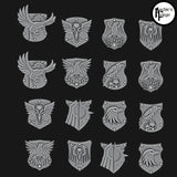 Legio Corvus Tilting Shields - Set of 16 - Design 3 - Archies Forge