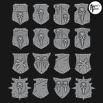 Legio Corvus Tilting Shields - Set of 16 - Design 4 - Archies Forge