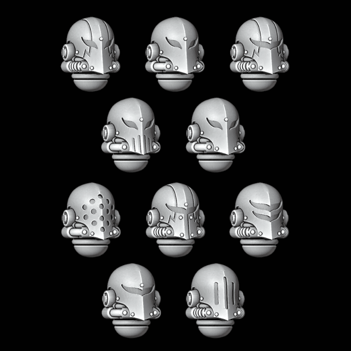 Legio Decadence Helmets - Set of 10 - Archies Forge