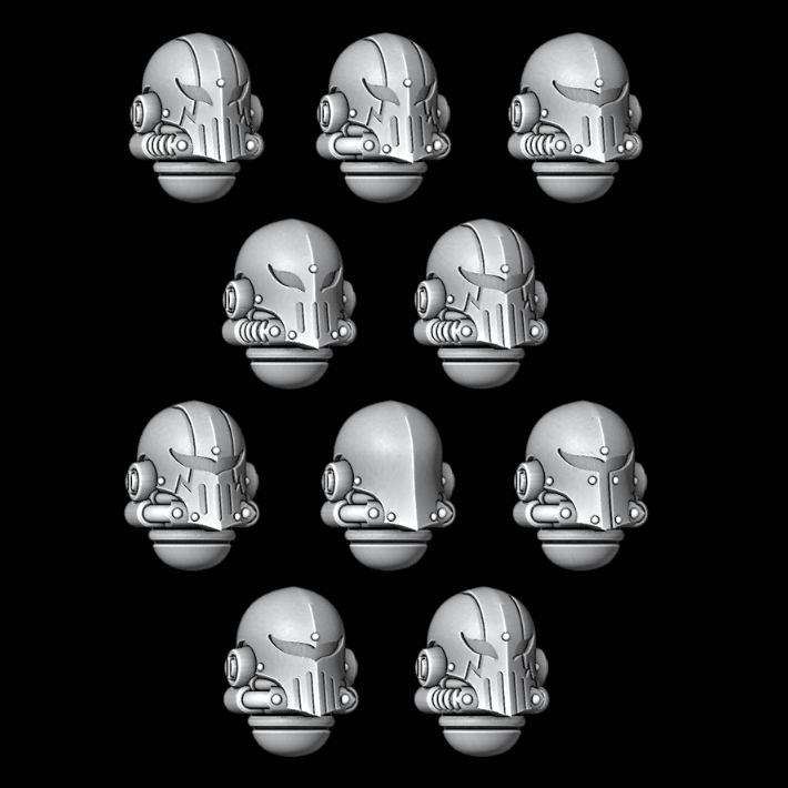 Legio Decadence Helmets - Set of 10 - Archies Forge