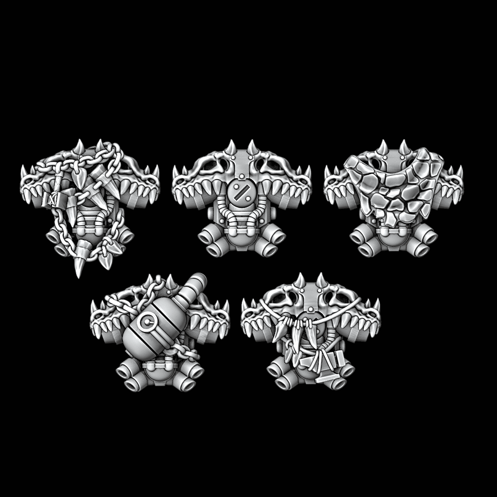 Legio Draconis Backpack - Set of 5 - Archies Forge