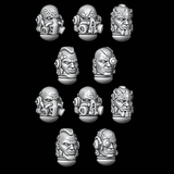 Legio Draconis Heads - Set of 10 - Archies Forge