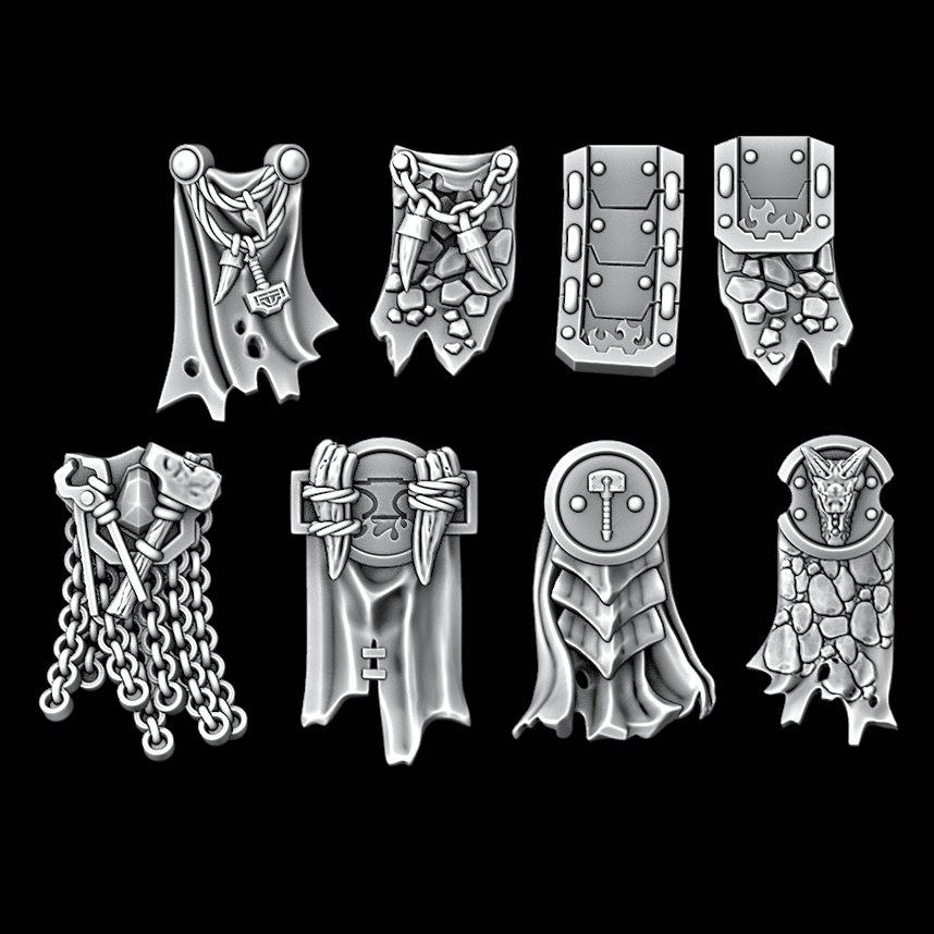 Legio Draconis Loincloths - Set of 8 - Archies Forge