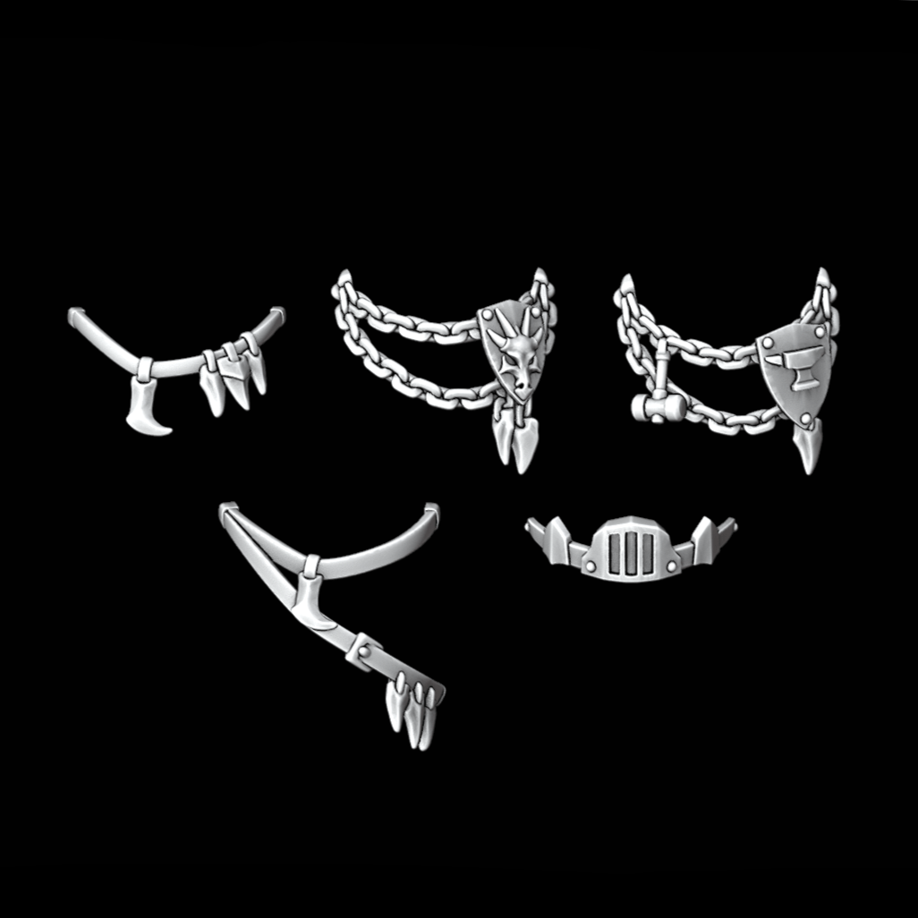 Legio Draconis Marine Necklaces - Set of 5 - Archies Forge