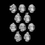 Legio Draconis MK3 Veteran Helmets - Monovisor - Set of 10 - Archies Forge
