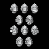 Legio Draconis MK3 Veteran Helmets - Scaled Top - Set of 10 - Archies Forge